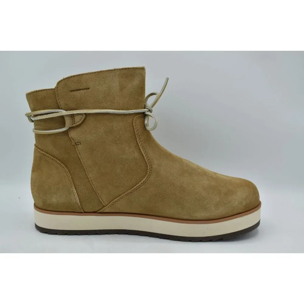 Merrell Women 10.5 Juno Bluff Polar Camel Suede Waterproof Insulated Winter Boot